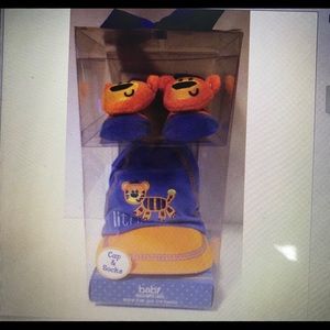 Little Tiger Sock & Cap Set